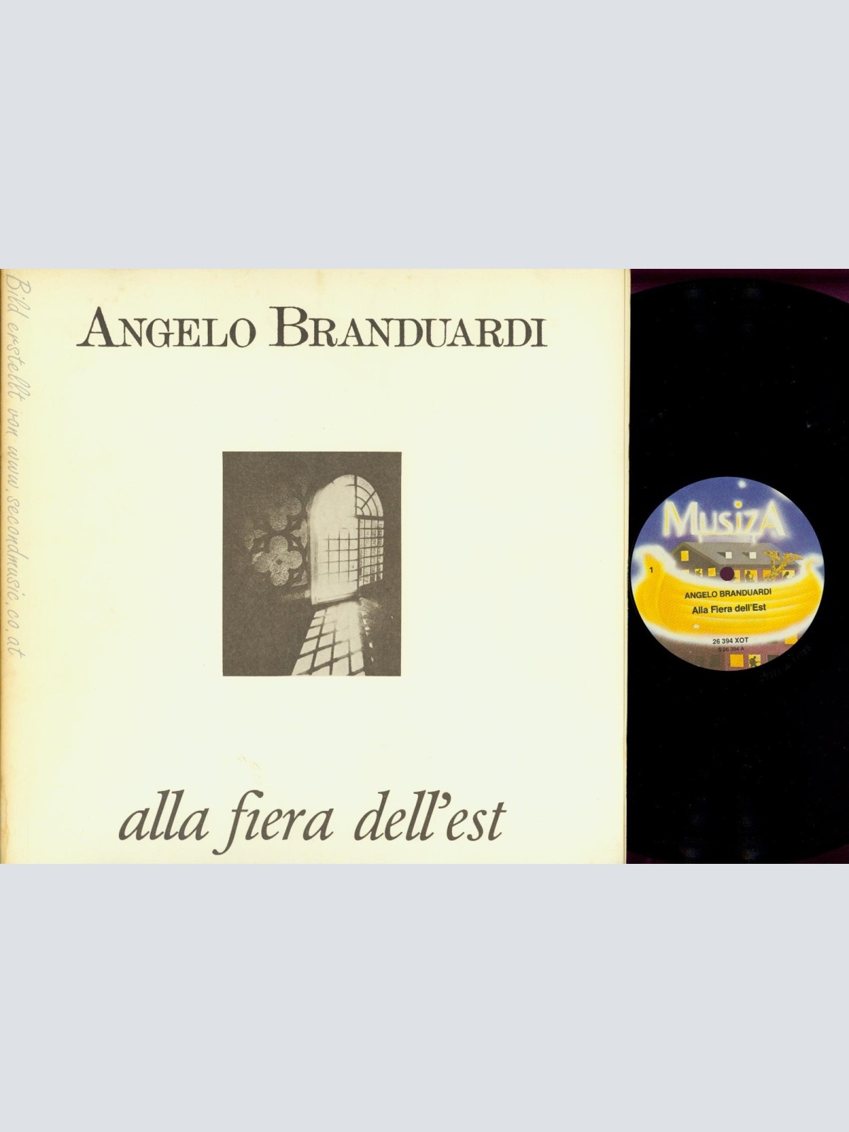 LP--ANGELO BRANDUARDI -- ALLA FIERA DELL EST--FOC