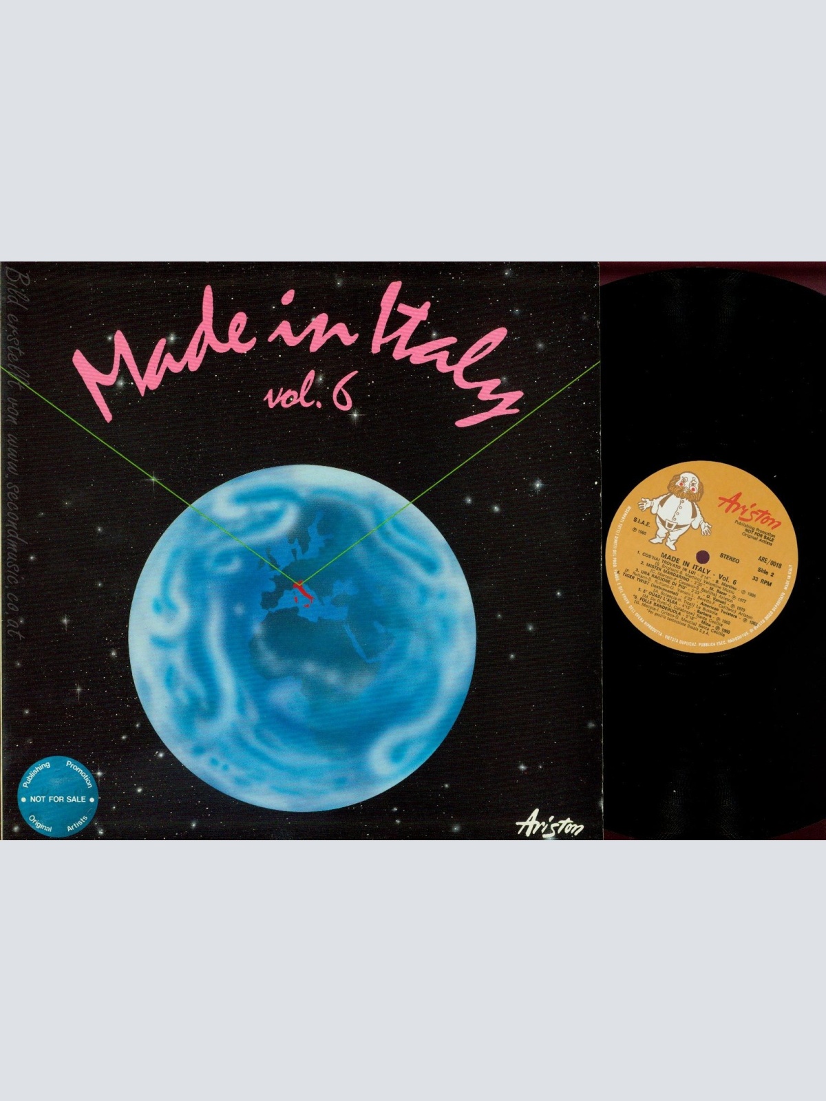 LP--MADE IN ITALY-- PROMOTION COPY--VOL 6