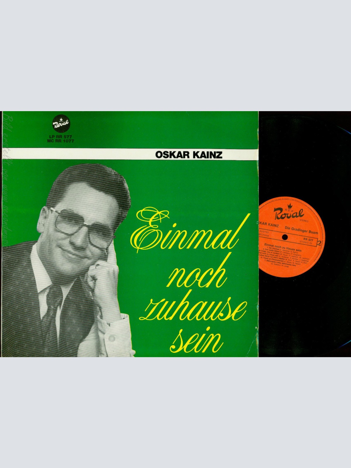 LP--OSKAR KAINZ-- EINMAL NOCH ZUHAUSE SEIN--DIE GRADINGER BUAM