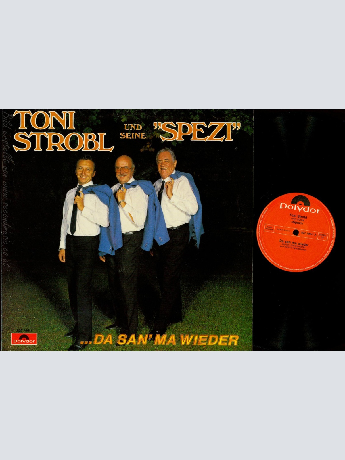 LP--TONI STROBL UND SEINE SPEZI--SA SAN MA