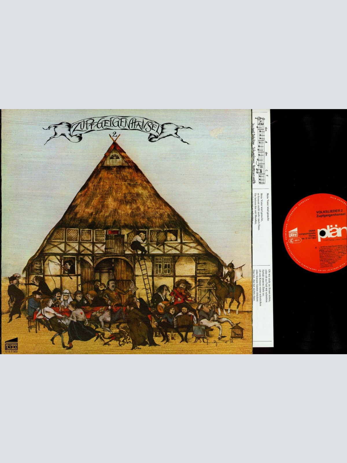 LP--ZUPFGEIGENHANSEL-- VOLKSLIEDER 2