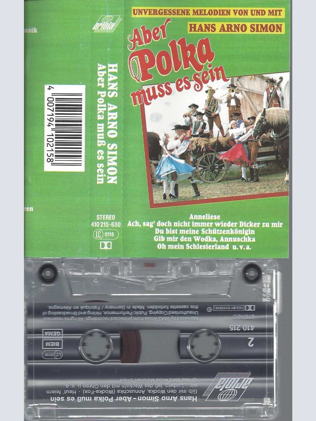 MC-HANS ARNO SIMON --ABER POLKA MUSS ES SEIN