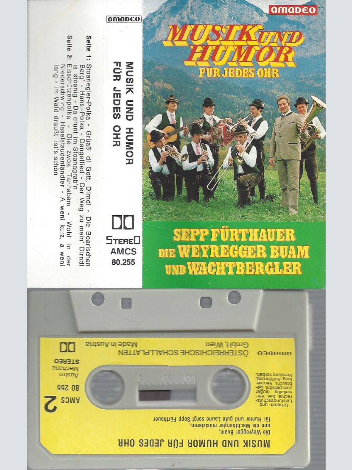 MC-WEYREGGER BUAM UND WACHTBERLER-MUSIK UND HUMOR--SEPP FÜRTHAUER