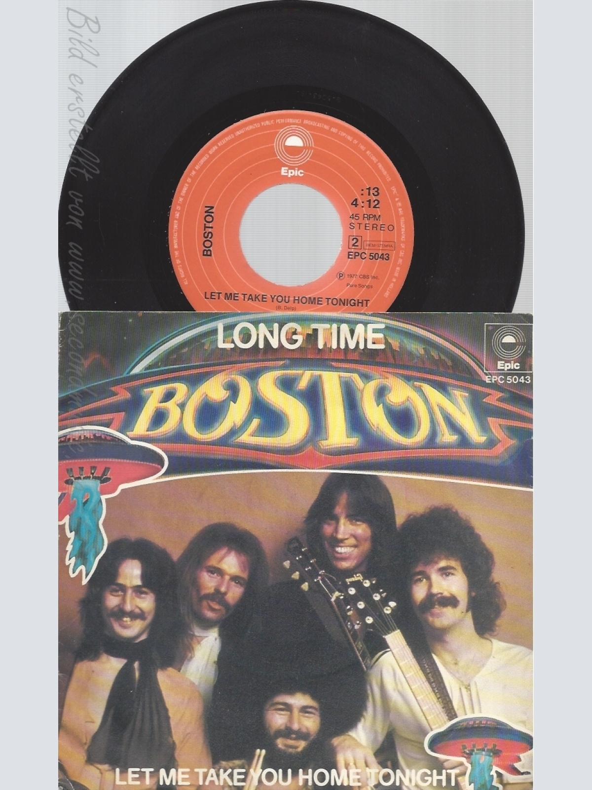 7" BOSTON --LONG TIME  --