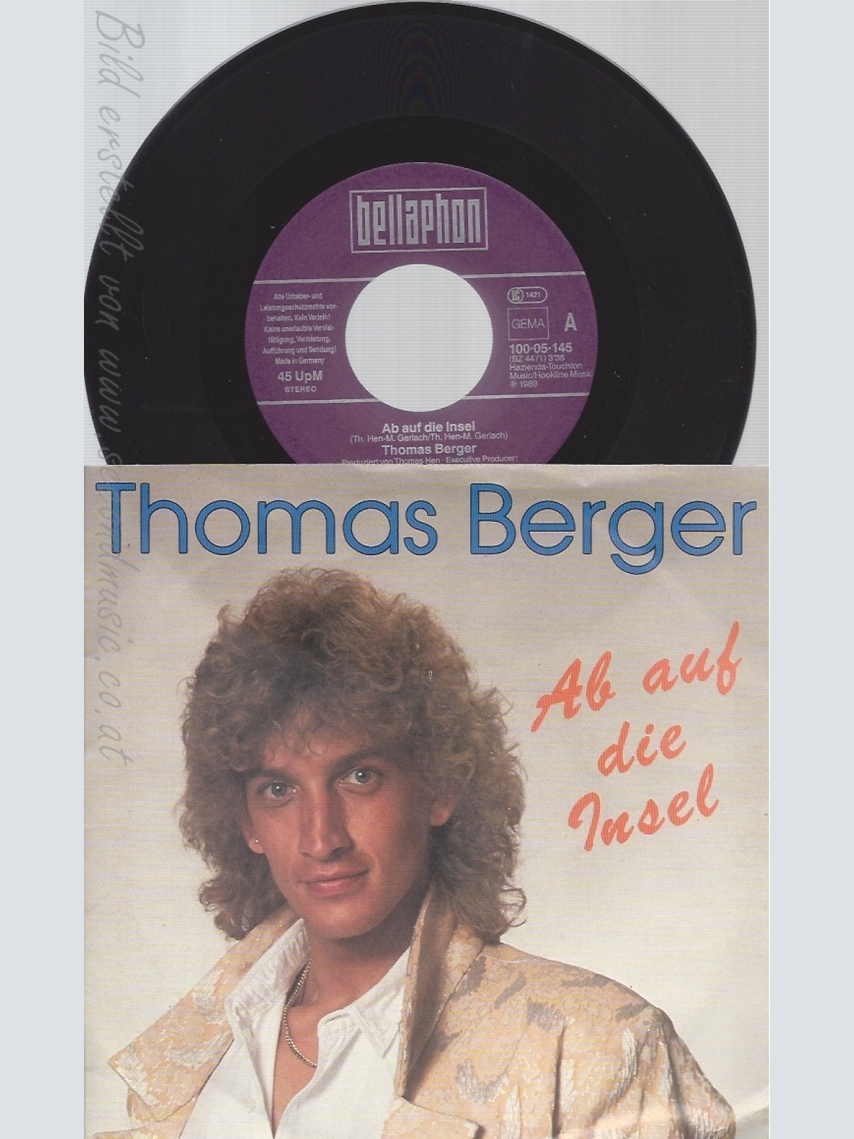 7" THOMAS BERGER --AB AUF DIE INSEL