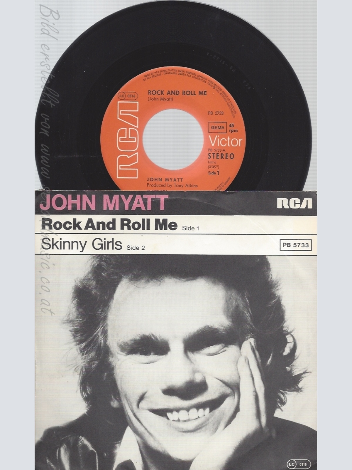 7" JOHN MYATT--ROCK AND ROLL ME