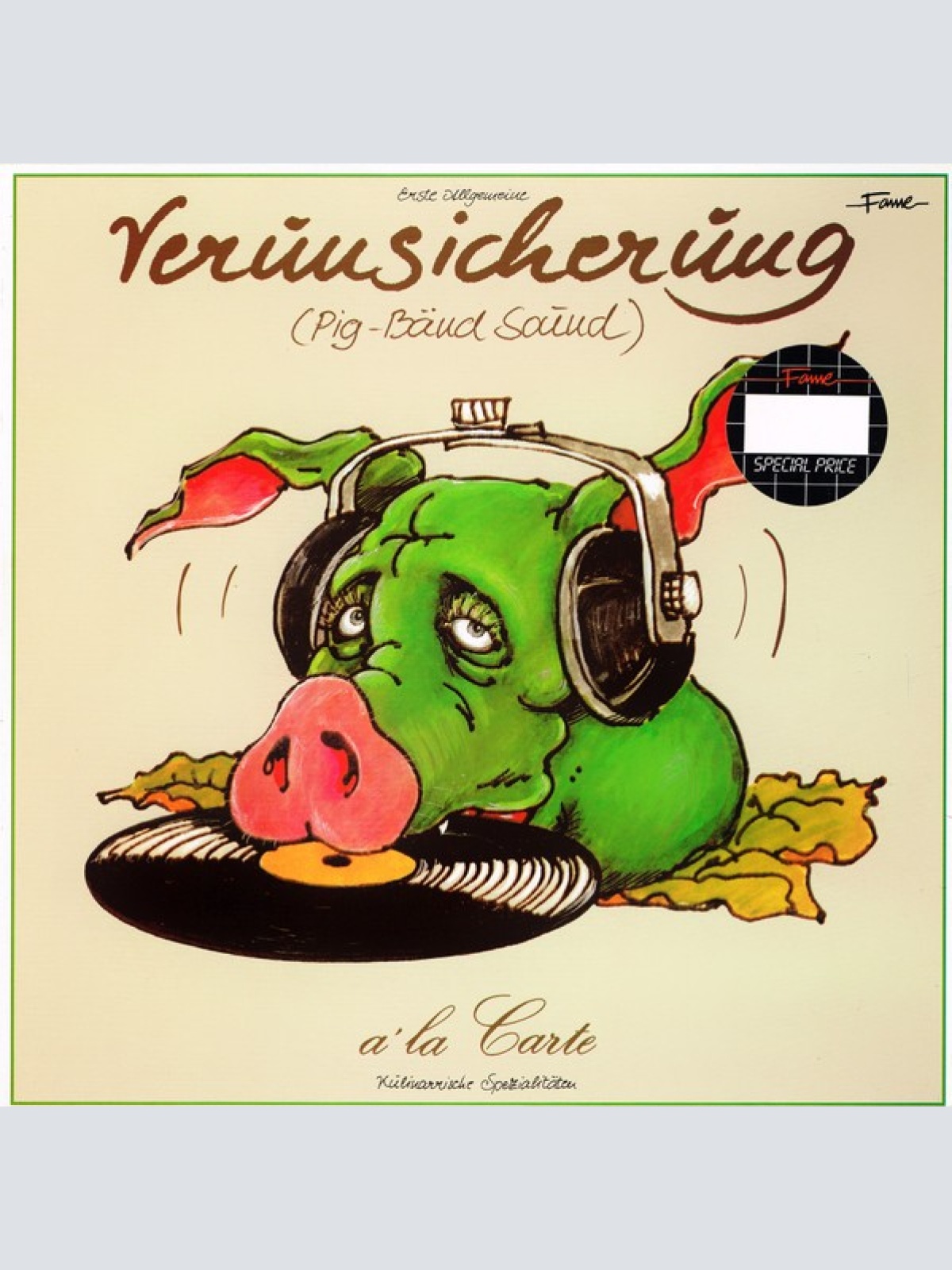 LP, Album, RE Erste Allgemeine Verunsicherung (Pig-Bänd Sound)* - A La Carte ...