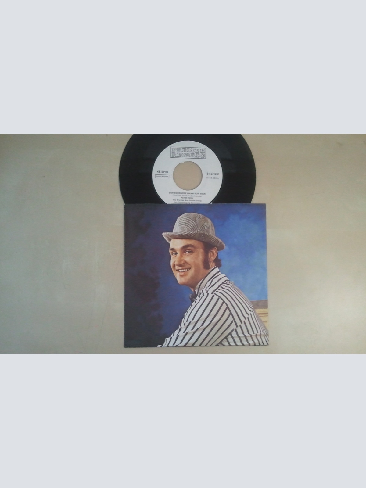 7" PETER TÜRK + THE WORRIED MAN SKIFFLE GROUP--DER SCHÖNSTE MANN VON WIEN