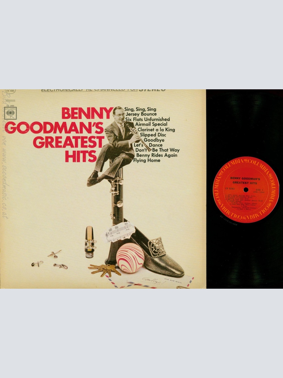 LP--BENNY GOODMAN --GOODMAN'S GREATEST HITS-CS 2483