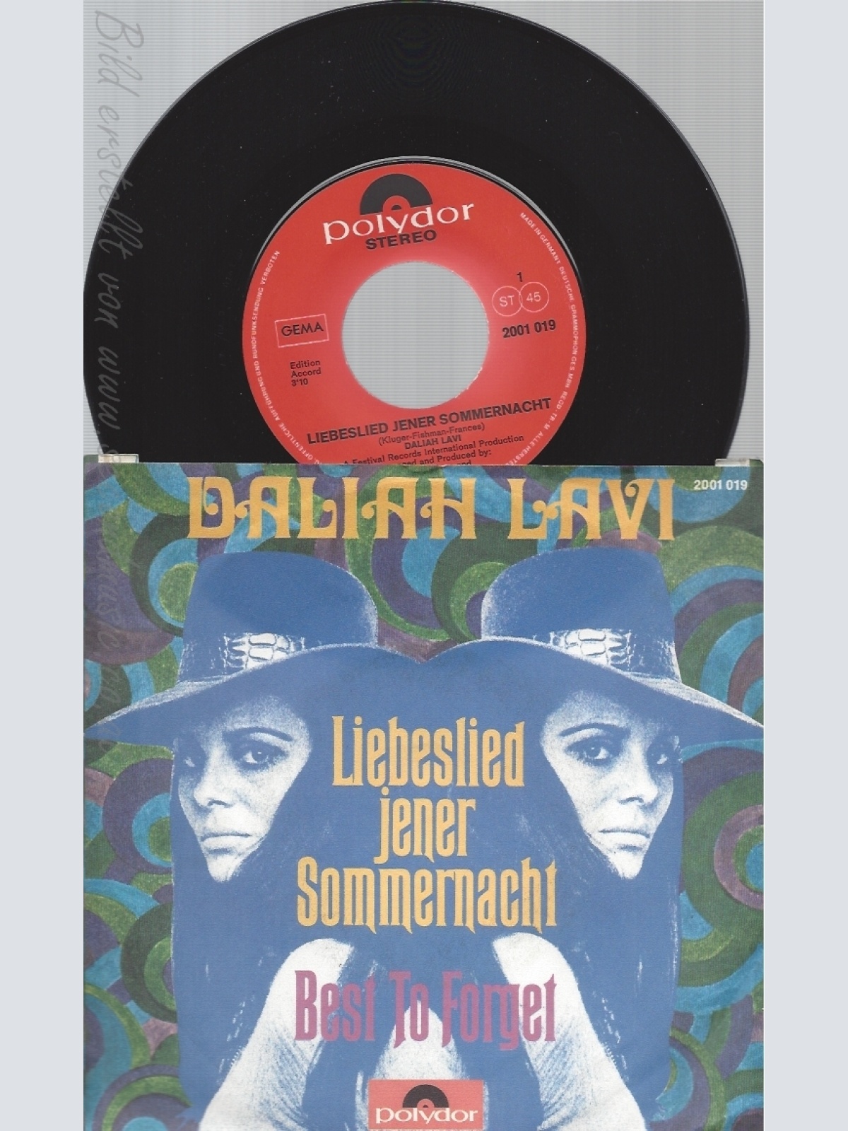 7"DALIAH LAVI--LIEBESLIED JENER SOMMERNACHT