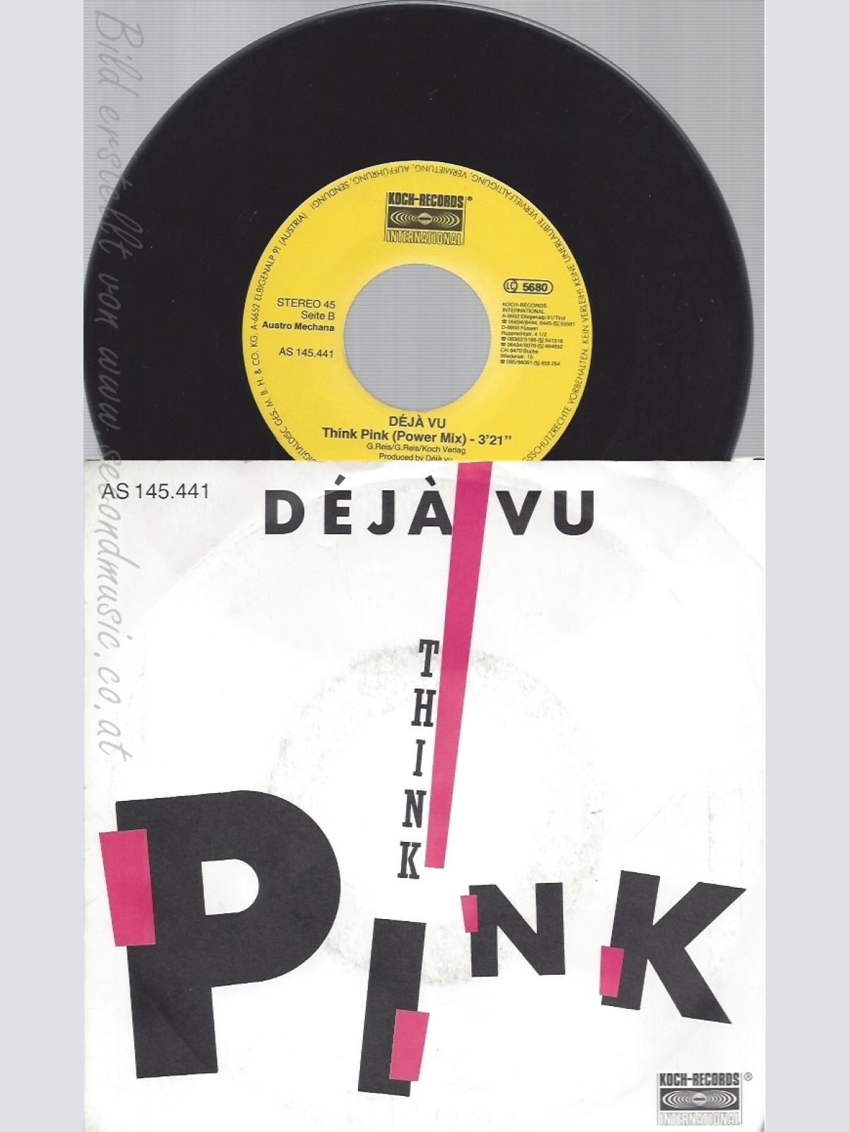 7"DEJA VU--THINK PINK