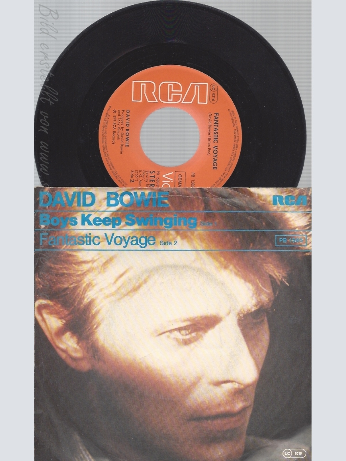 7"DAVID BOWIE--BOYS KEEP SWINGING--FANTASTIC VOYAGE--RCA