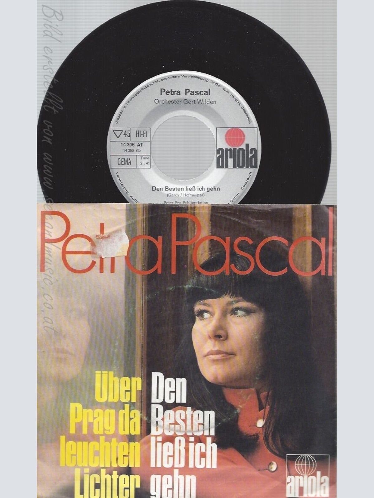 7"PETRA PASCAL--ÜBER PRAG DA LEUCHTEN LICHTER
