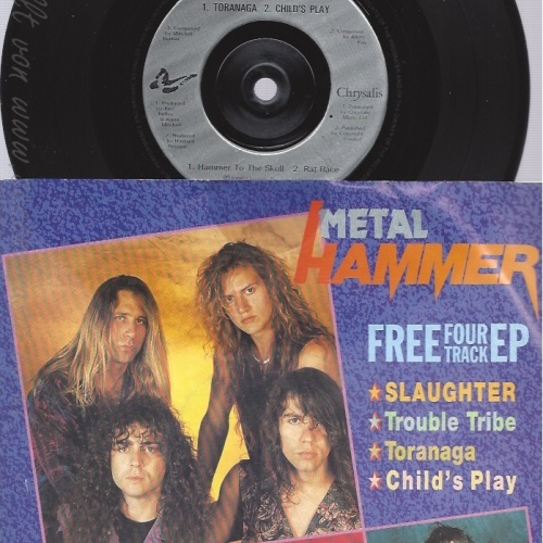 7"METAL HAMMER--SLAUGHTER--TRIBE--