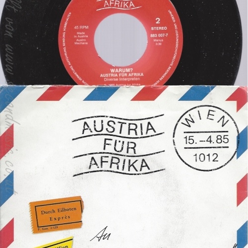 7"AUSTRIA FÜR AFRIKA--AMBROS--HELLER--DANZER--MINISEX