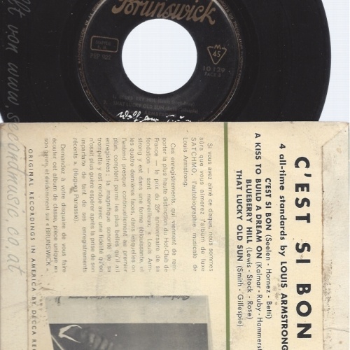 7"LOUIS ARMSTRONG--C'EST SI BON