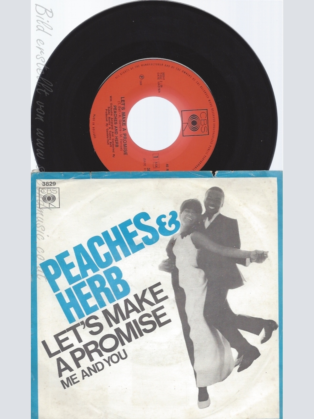 7"PEACHES & HERB--LET'S MAKE A PROMISE