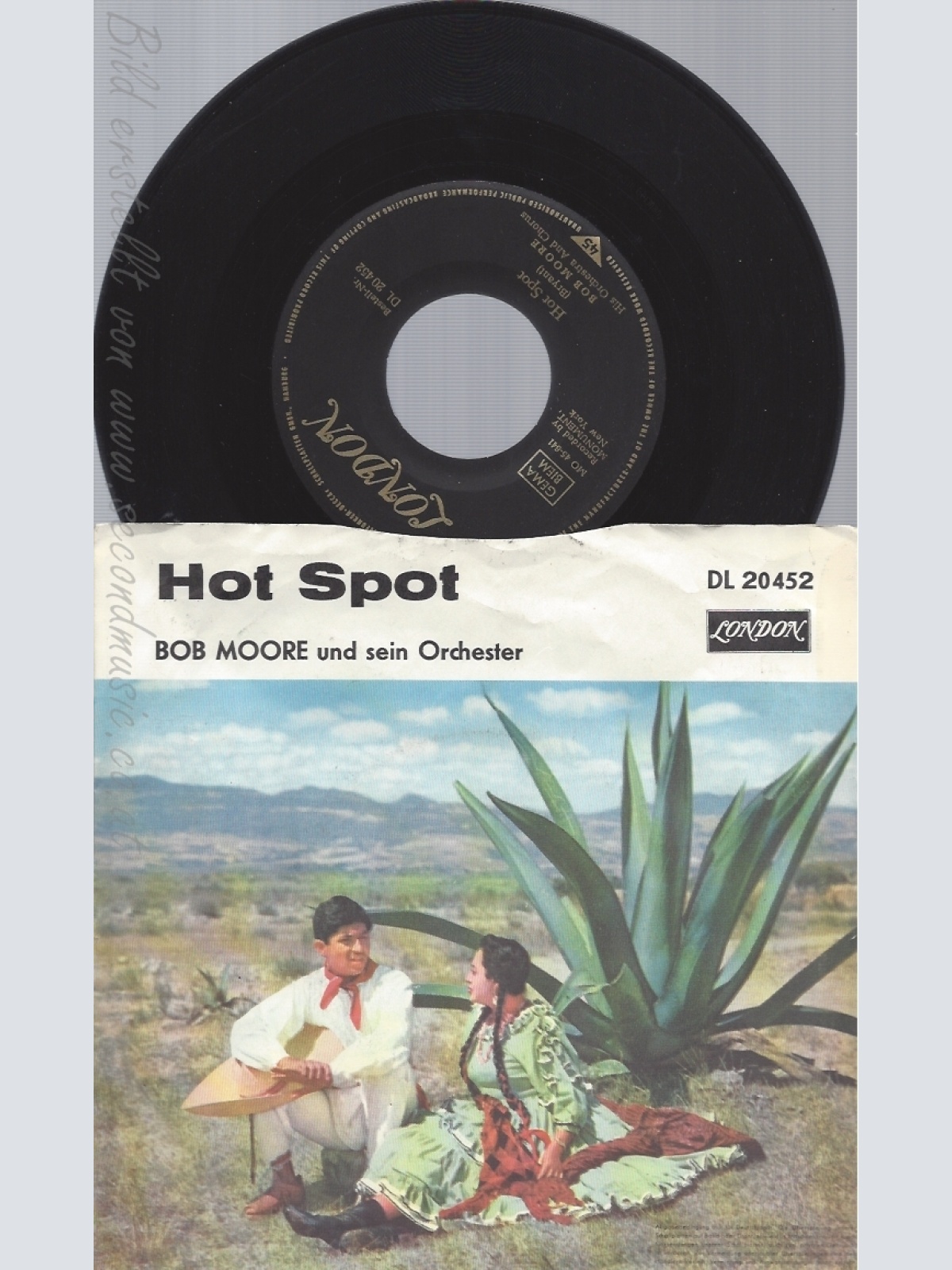 7"BOB MOORE--HOT SPOT