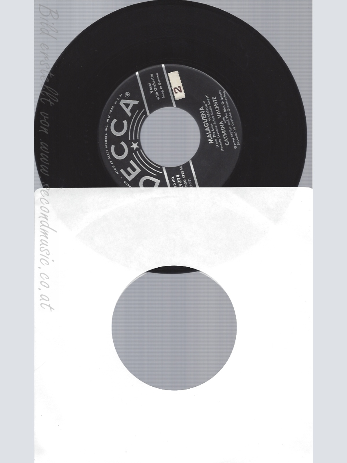 7"CATERINE VALENTE--MAMBO FROM CHILE--MALAGUENA