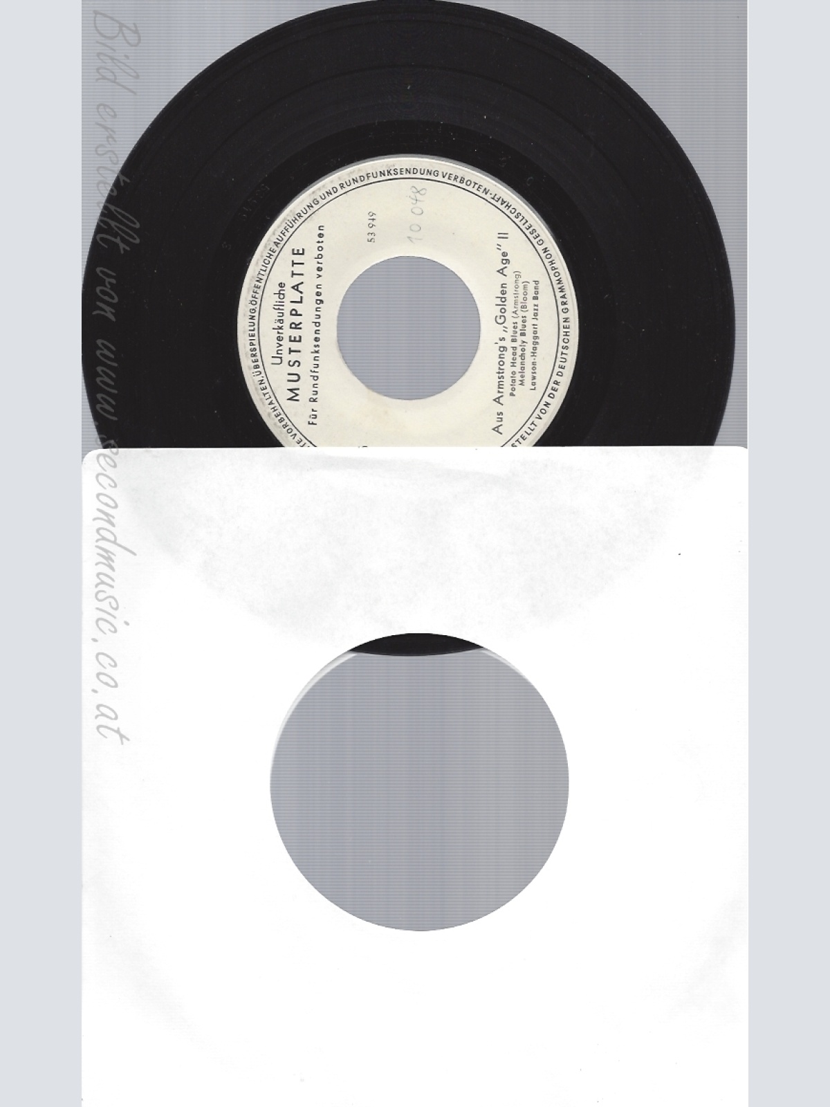 7"AUS ARMSTRONGS GOLDEN AGE II--MUSTERPLATTE