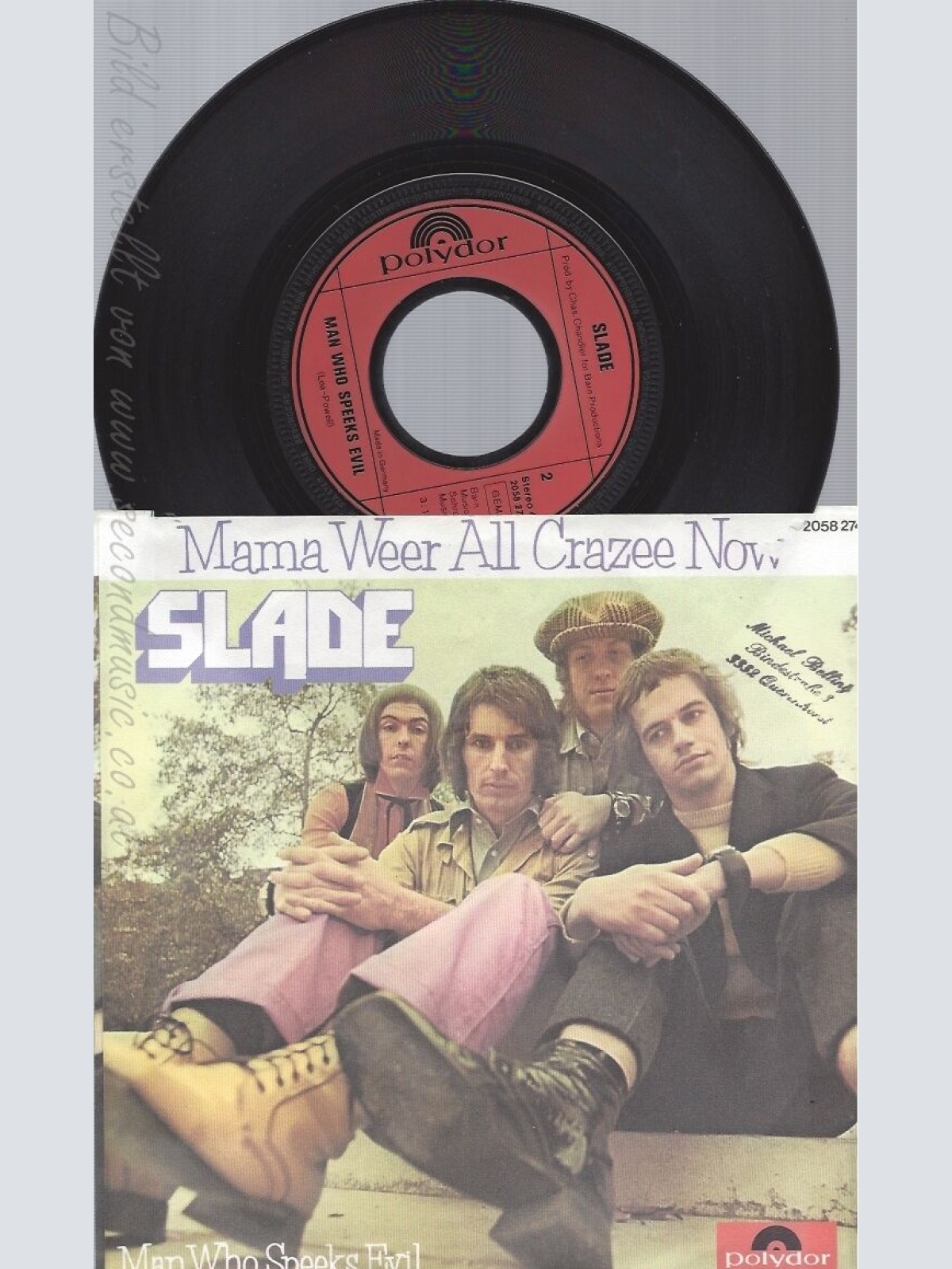 7"SLADE--MAMA WEER ALL CRAZEE NOW
