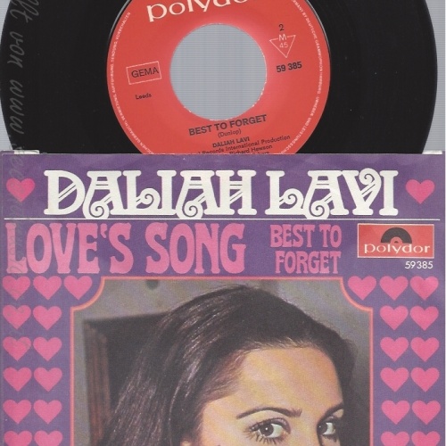 7"DALIAH LAVI--LOVE'S SONG