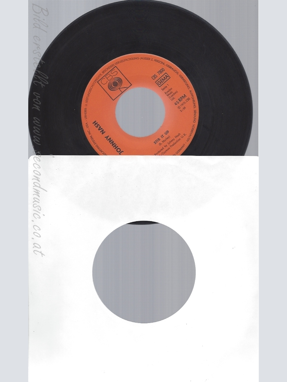 7"JOHNNY NASH--STIR IT UP