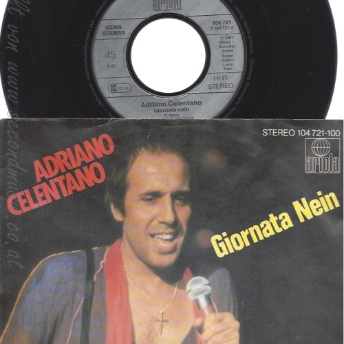 7"--ADRIANO CELENTANO--GIORNATA NEIN