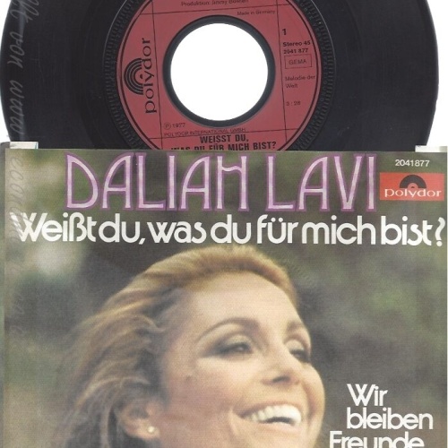 7"--DALIAH LAVI--WEISST DU WAS DU FÜR MICH BIST