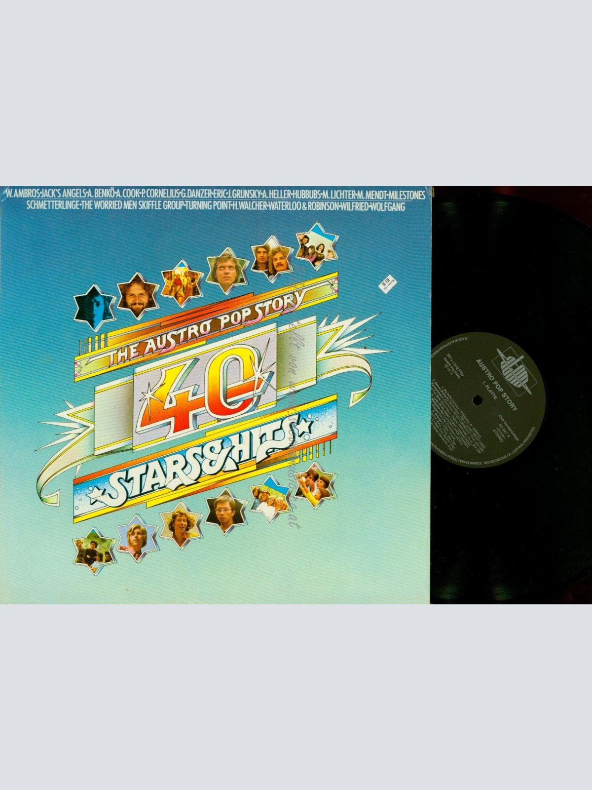 DLP--THE AUSTRO POP STORY--SCHMETTERLINGE-GRUNSKY-HUBBUBS-DANZER--VA