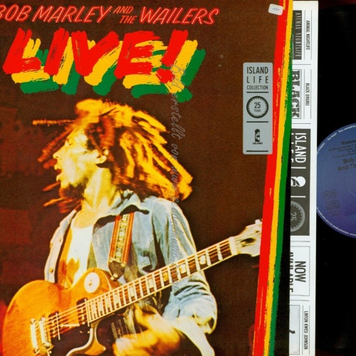 LP--BOB MARLEY--LIVE--