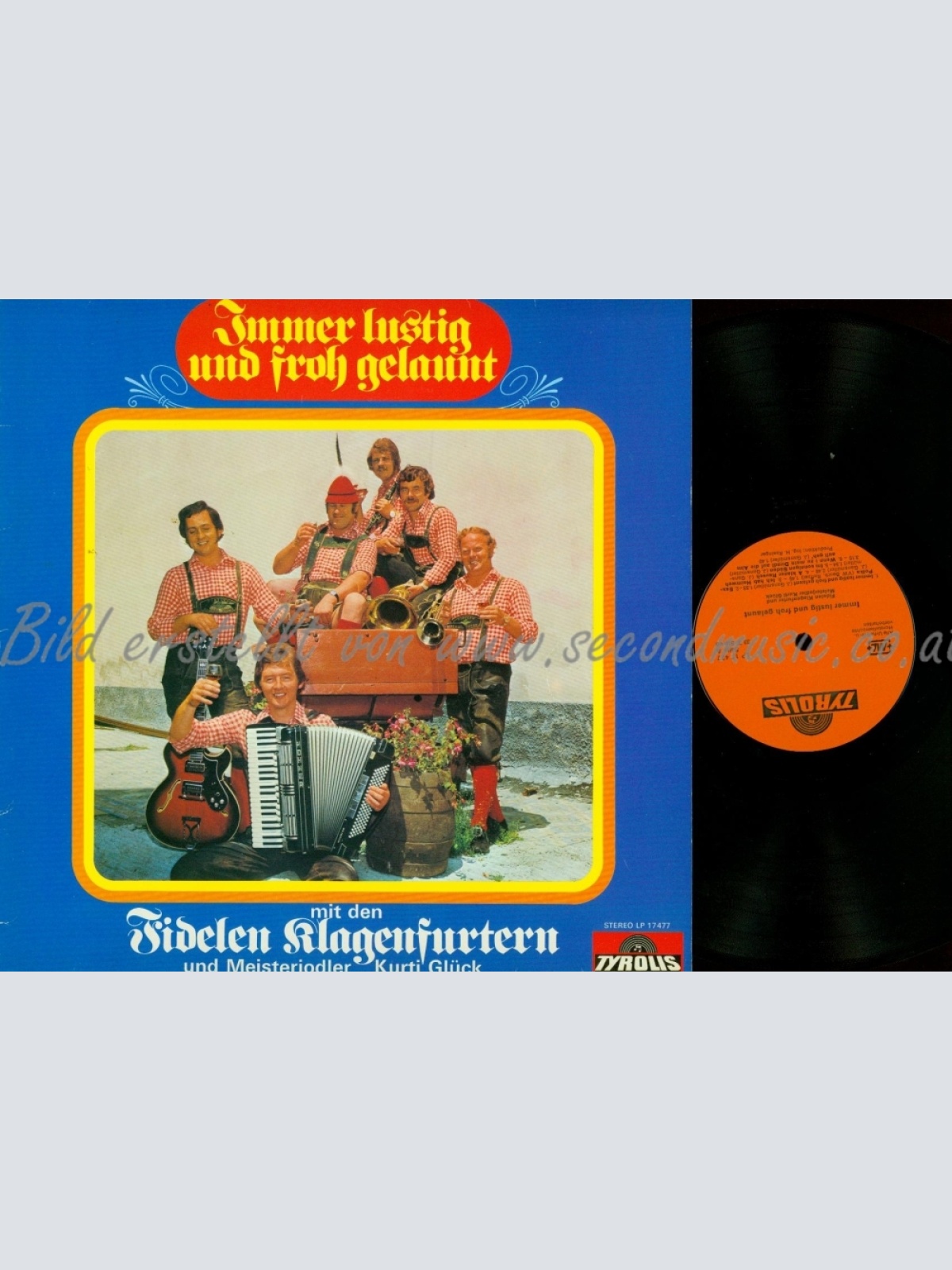 LP--FIDELEN KLAGENFURTERN--IMMER LUSTIG UND FROH GELAUNT