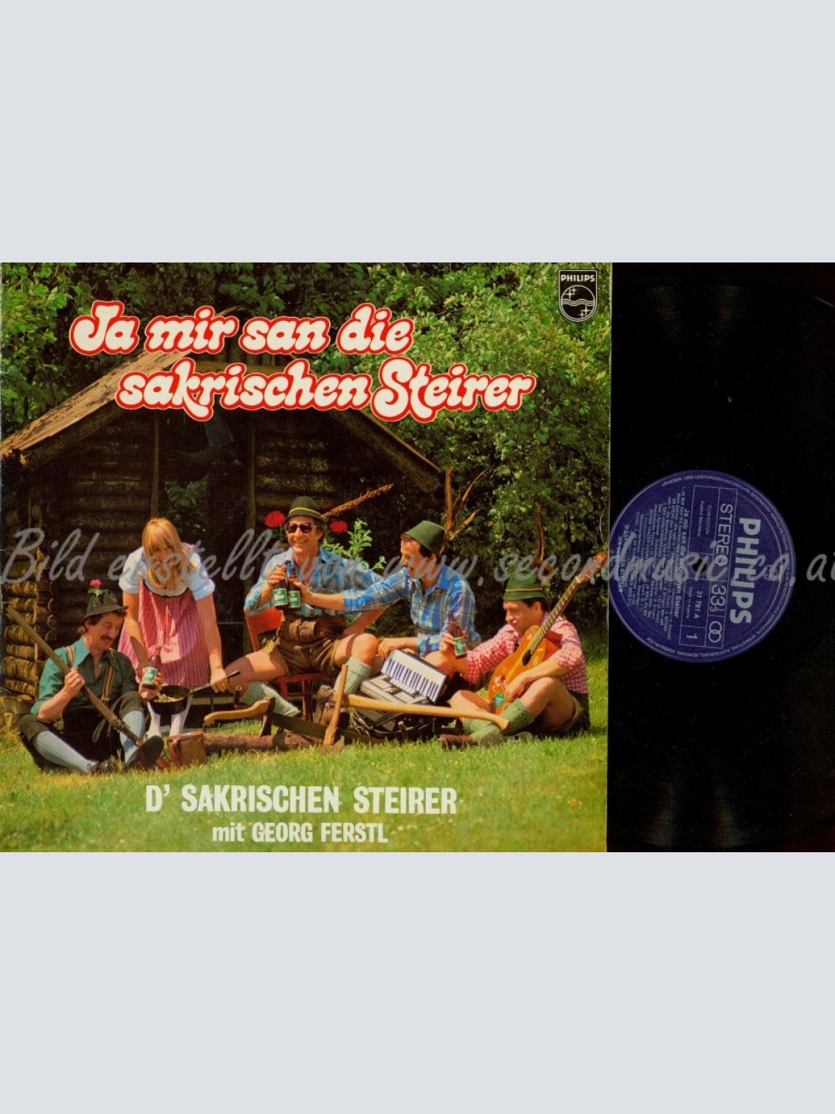 LP--D'SAKRISCHEN STEIRER--JA MIR SAN DIE SAKRISCHEN STEIRER