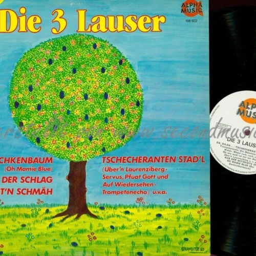 LP--DIE 3 LAUSER--LUSTIG WITZIG SPRITZIG