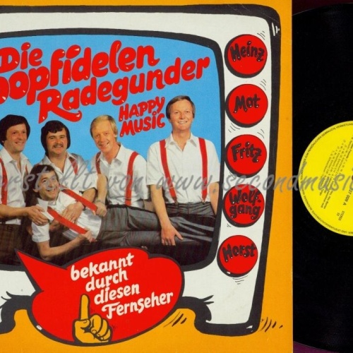 LP--DIE POPFIDELEN RADEGUNDER--HAPPY MUSIC