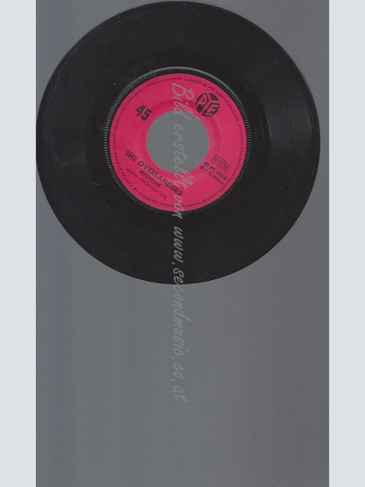 7" THE OVERLANDERS--MICHELLE--CRADLE OF LOVE