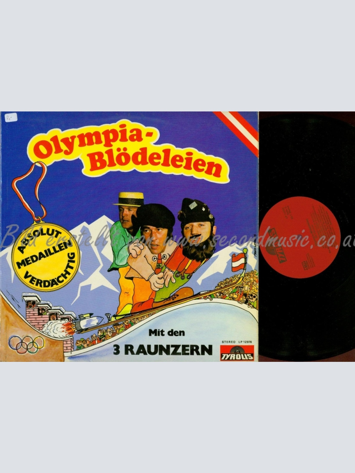 LP--OLYMPIA BLÖDELEIEN MIT DEN 3 RAUNZERN