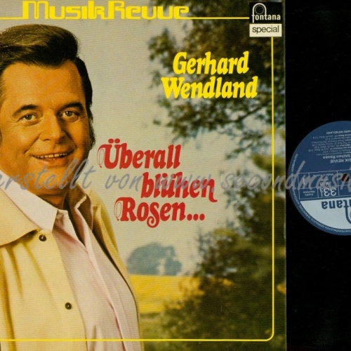 LP--GERHARD WENDLAND--ÜBERALL BLÜHEN DIE ROSEN