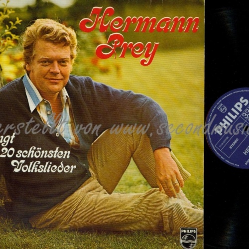 LP--HERMANN PREY--SINGT DIE 20 SCHÖNSTEN VOLKSLIEDER