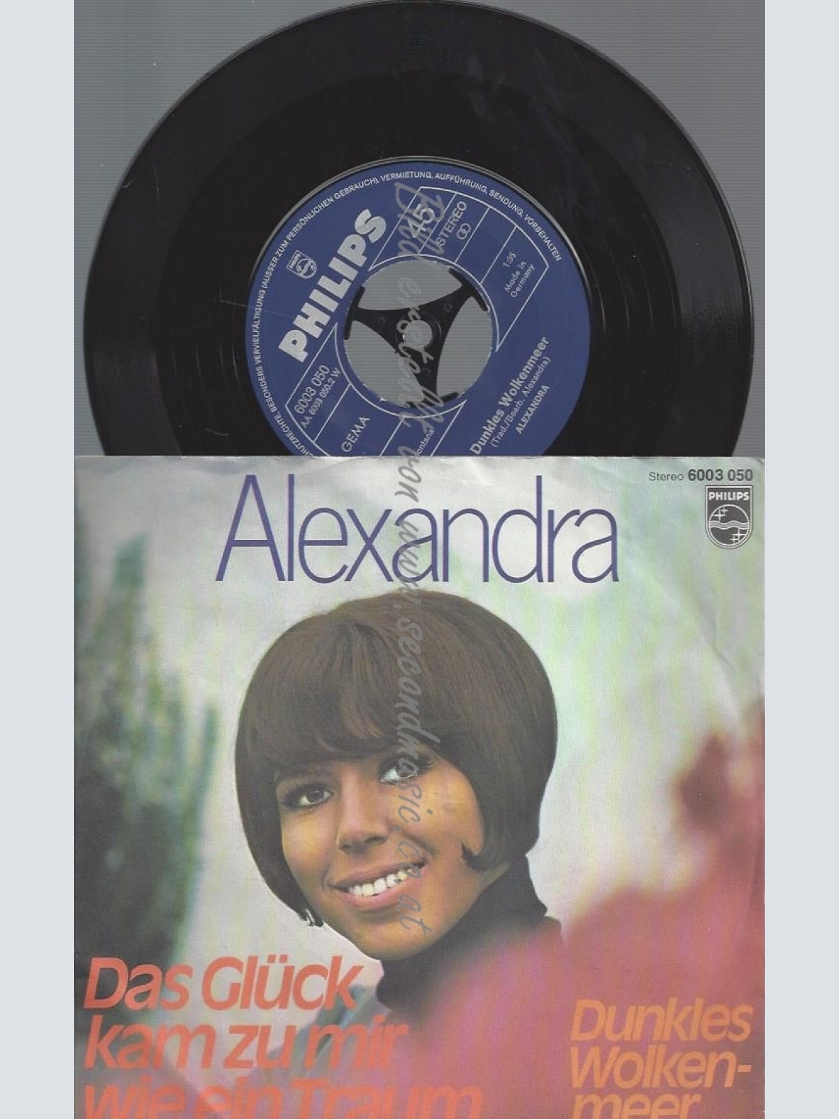 7"ALEXANDRA--DAS GLÜCK KAM ZU MIR WIE EIN TRAUM