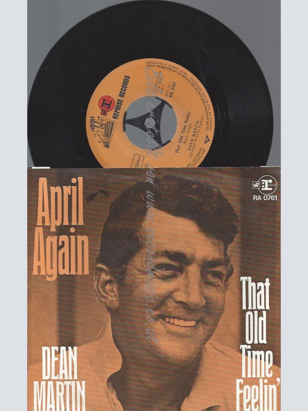 7"DEAN MARTIN--APRIL AGAIN--