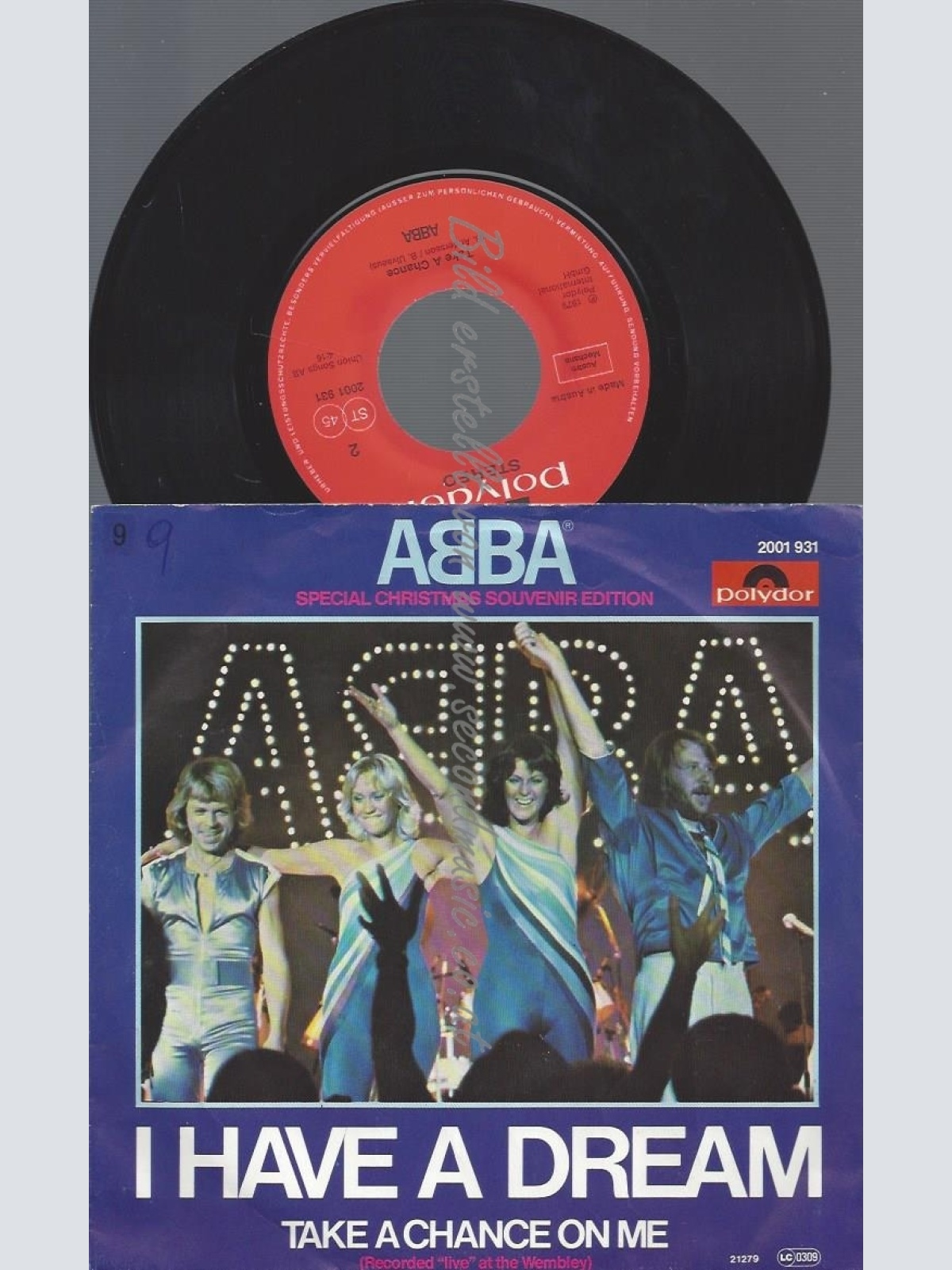 7" ABBA--  I HAVE A DREAM  --  AUSTRO MECHANA--