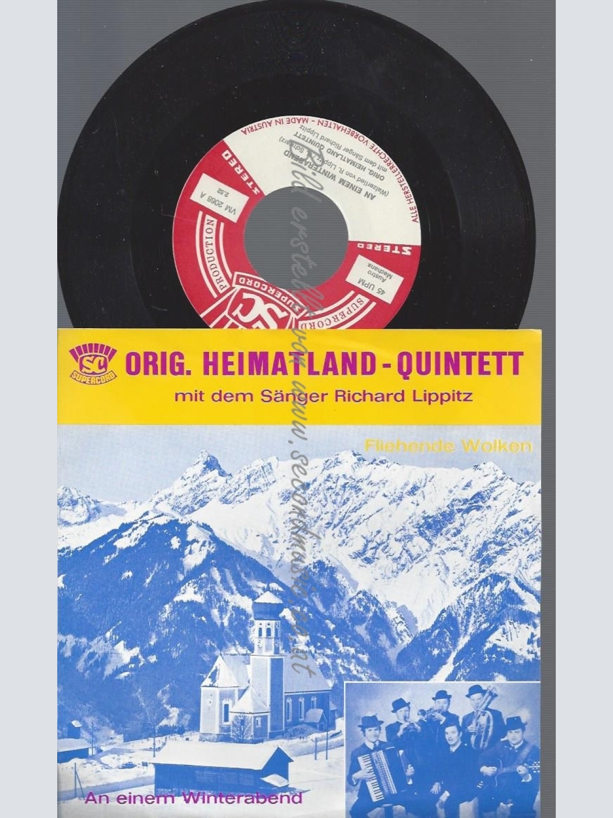 7"HEIMATLAND QUINTETT--FLIEHENDE WOLKEN--