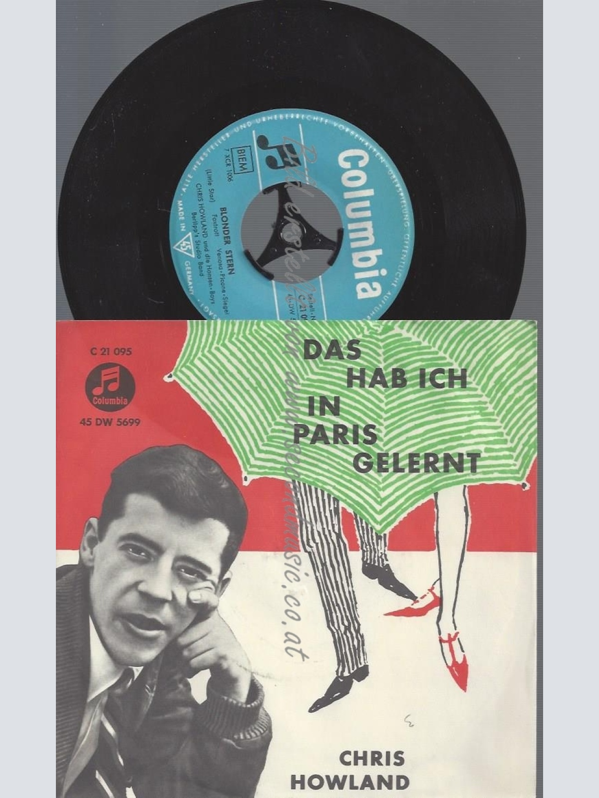 7"CHRIS HOWLAND--DAS HAB ICH IN PARIS GELERNT