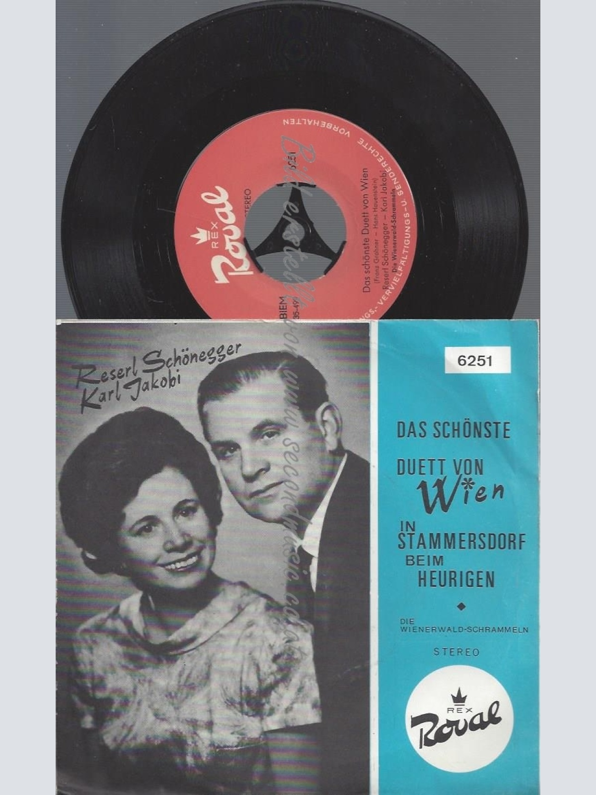 7"DIE WIENERWALD SCHRAMMELN--DAS SCHÖNSTE DUETT VON WIEN