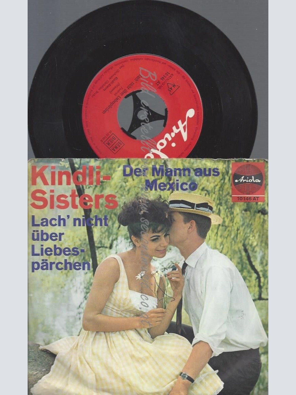 7"KINDLI SISTERS--LACH NICHT ÜBER LIEBESPÄRCHEN