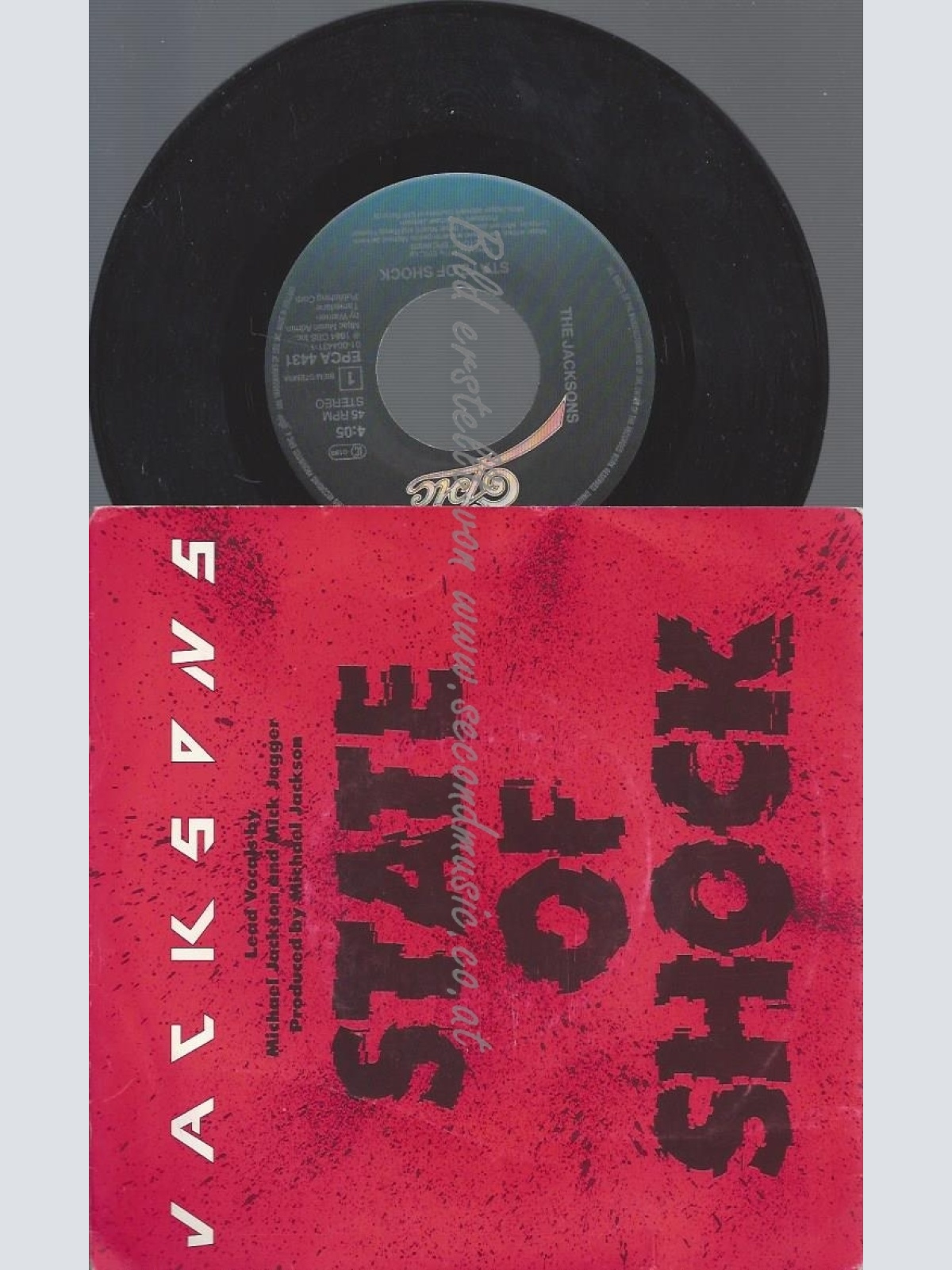 7"THE JACKSONS--STATE OF SHOCK