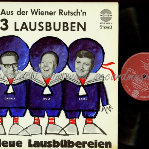 LP--DIE 3 LAUSBUBEN--NEUE LAUSBÜBEREIEN