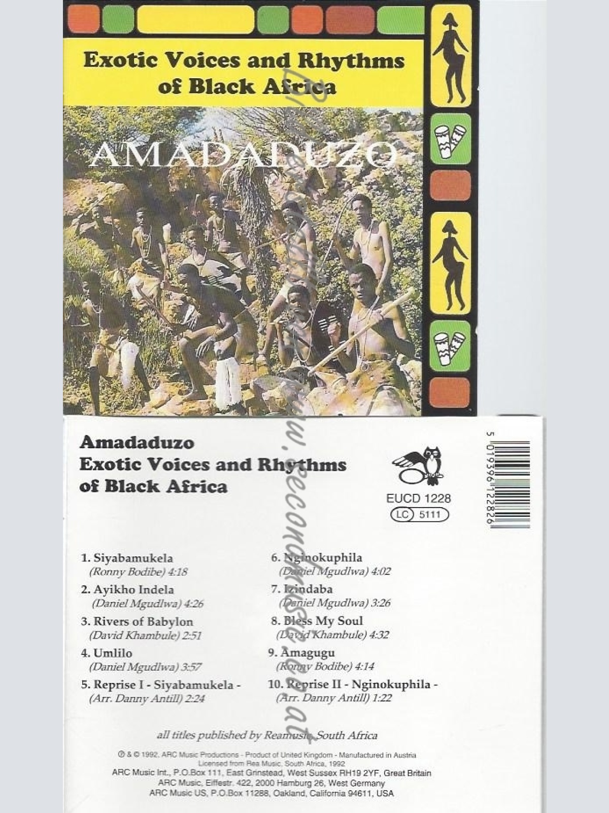CD--AMADUDUZO--EXOTIC VOICES & RHYTHMS OF BLACK