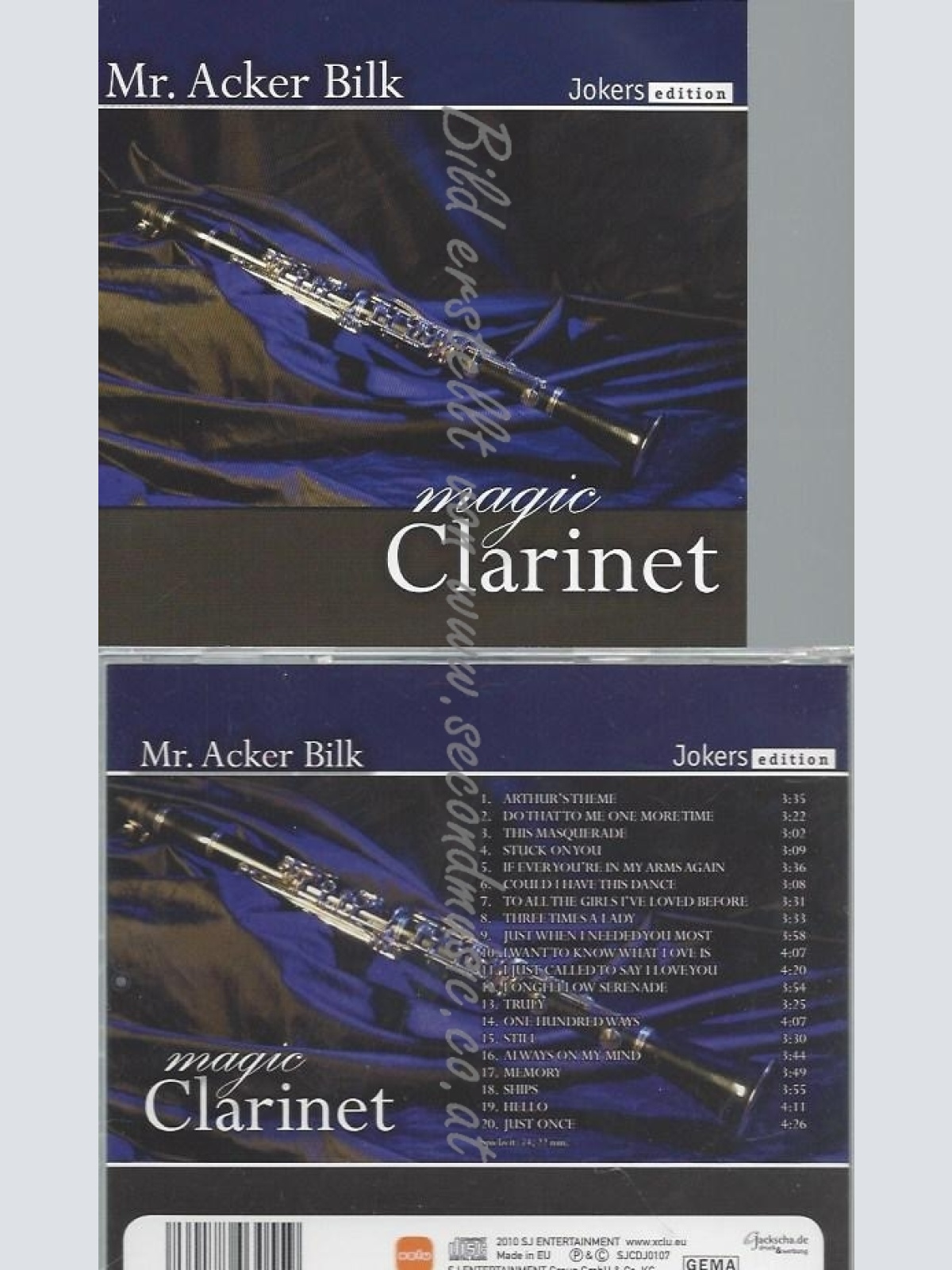 CD--ACKER BILK UND ELLIOTT SMITH--MAGIC CLARINET